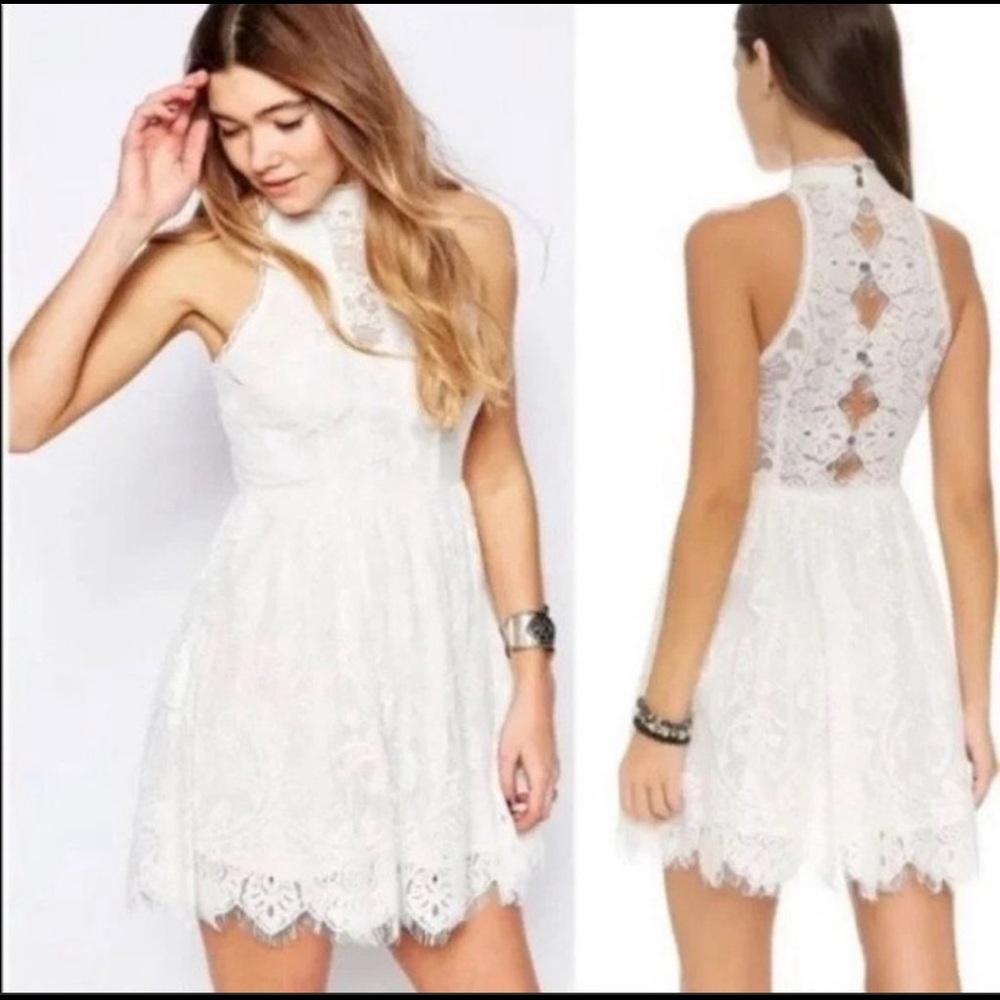 free people lace dress size 0 NWT